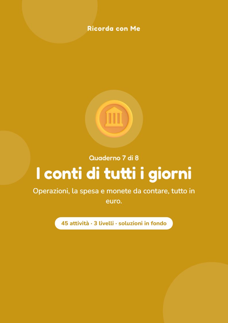 Quaderno I conti di tutti i giorni