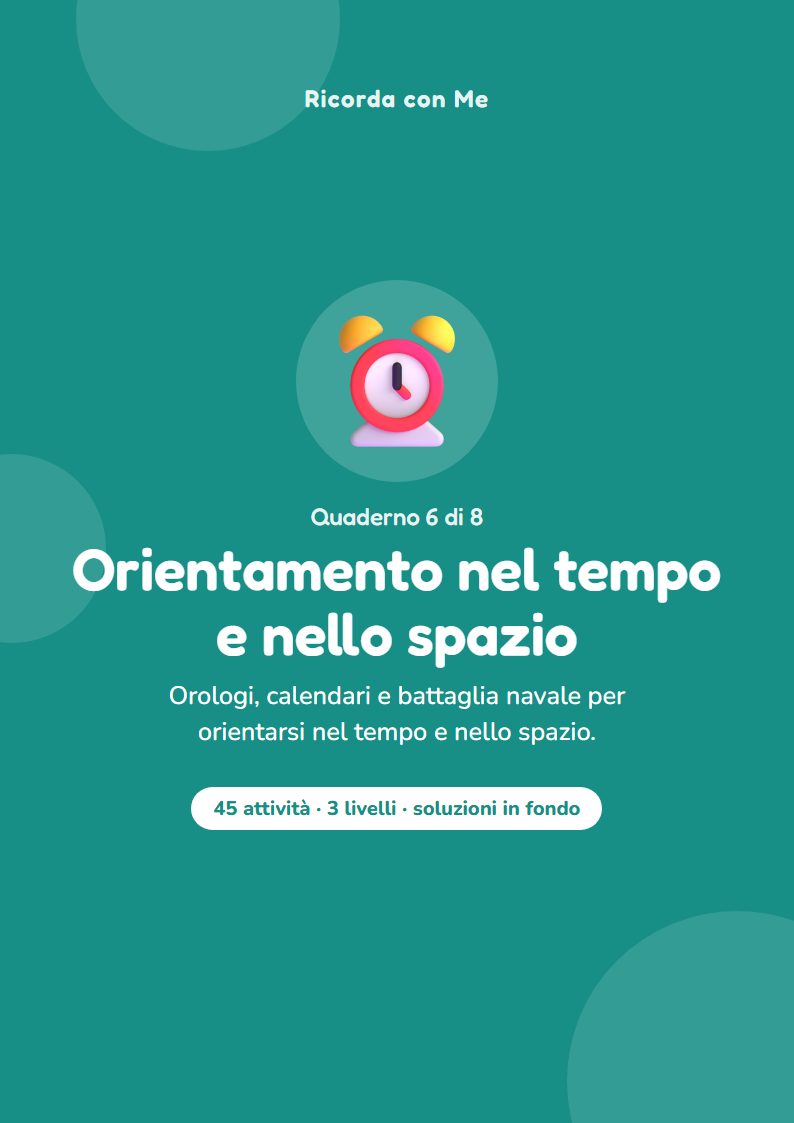 Quaderno Orientamento nel tempo e nello spazio