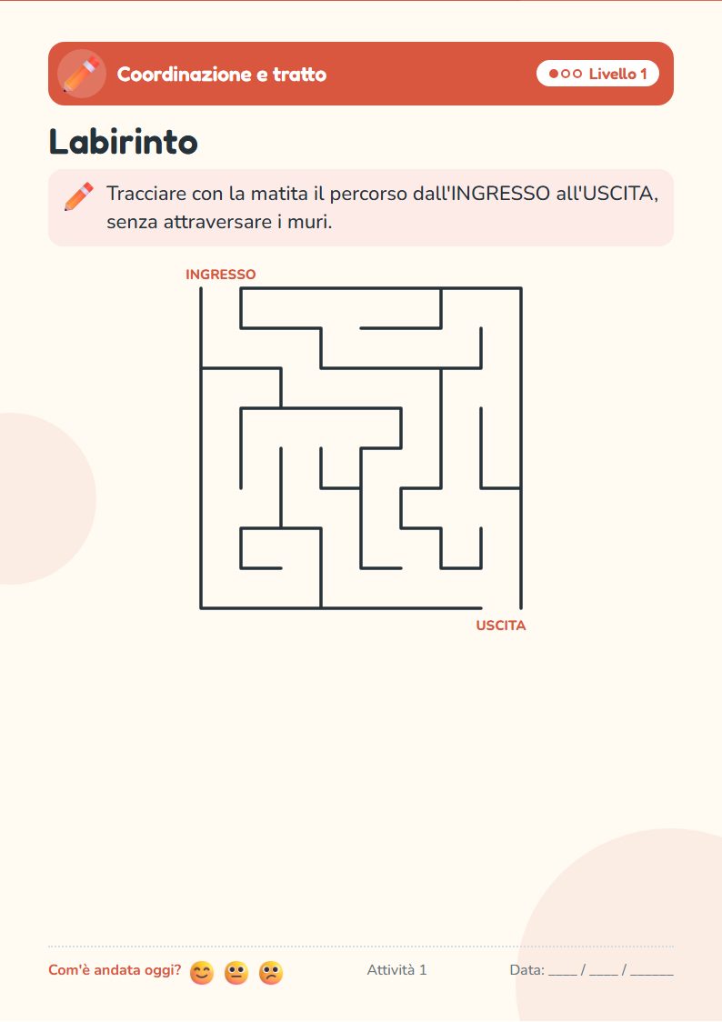 Esempio di attività: Labirinto